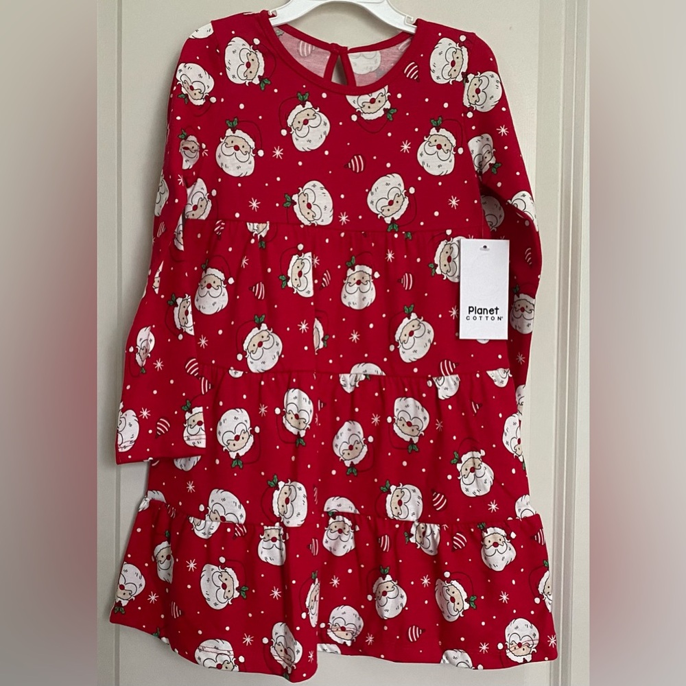 •NWT•Planet Cotton Girls Festive Holiday Dress
